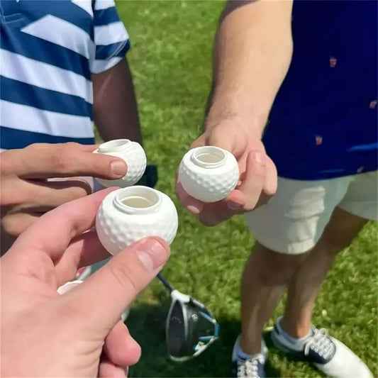 Elevate Your Spirits with the Golf Ball Shot Glass with Lid - 1.5 Oz Perfect Gift for Golf Lovers!
