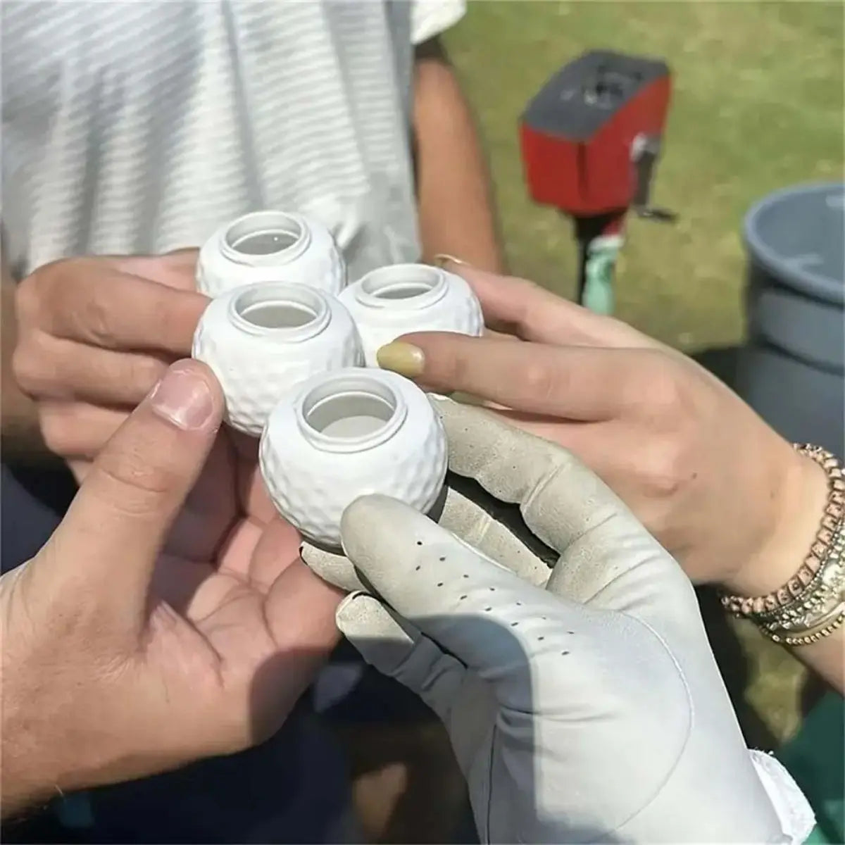 Elevate Your Spirits with the Golf Ball Shot Glass with Lid - 1.5 Oz Perfect Gift for Golf Lovers!